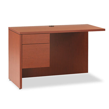 HON® 10500 Series L Workstation Return, 3-4 Height Left Ped, 48 X 24, Bourbon Cherry freeshipping - TVN Wholesale